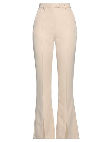 RUNAWAY THE LABEL Casual trouser Beige 93% Polyester, 7% Elastane