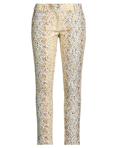 ERMANNO SCERVINO Casual trouser Beige 51% Cotton, 49% Polyamide