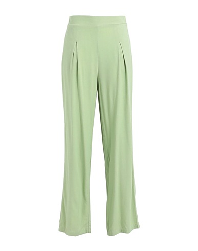 VERO MODA Casual trouser Sage green 55% EcoVero™ viscose, 45% Linen