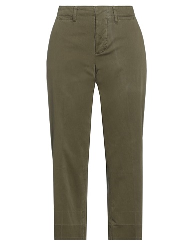 FRAME Casual pants Military green 100% Cotton