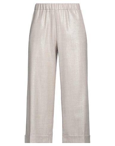 PAOLA ARAGONE Pantalone Beige 92% Lana, 6% Nylon, 2% Poliammide