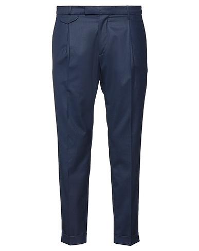 MICHAEL COAL Pantalone Blu 55% Poliestere, 24% Lana, 19% Viscosa, 2% Elastan