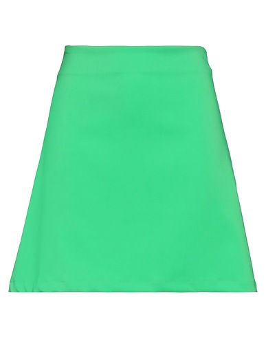 LE STREGHE Mini skirt Lime green 89% Polyester, 11% Elastic fibres