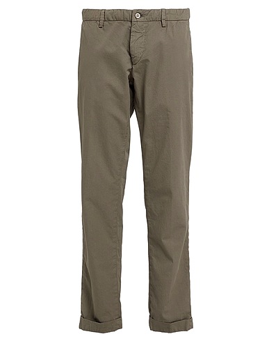 MASON'S Casual pants Military green 98% Cotton, 2% Elastane