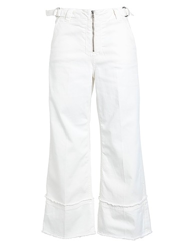 MAX&Co. Casual pants White 98% Cotton, 2% Elastane