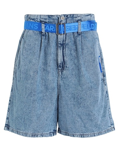 KARL LAGERFELD JEANS Denim shorts Blue 100% Organic cotton