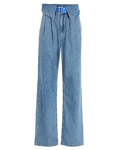 KARL LAGERFELD JEANS Denim trousers Blue 100% Organic cotton