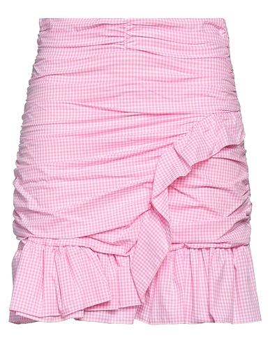 ODI ET AMO Mini skirt Pink 100% Cotton, Viscose, Elastane