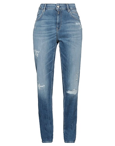 REPLAY Denim trousers Blue 98% Cotton, 2% Elastane
