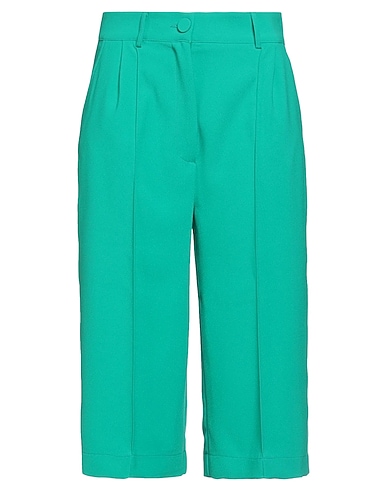 HEBE STUDIO Casual trouser Green 100% Polyester