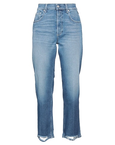 REPLAY Denim trousers Blue 96% Cotton, 3% Polyester, 1% Elastane