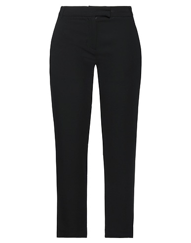ANN DEMEULEMEESTER Casual pants Black 82% Rayon, 18% Virgin Wool