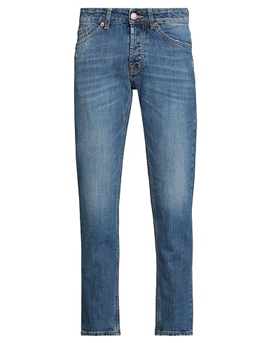 MICHAEL COAL Denim trousers Blue 99% Cotton, 1% Elastane