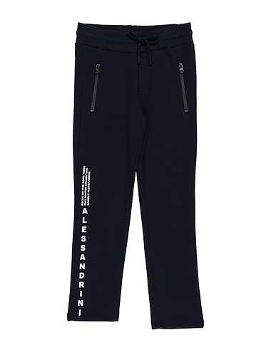 DANIELE ALESSANDRINI Casual trouser Midnight blue 75% Cotton, 25% Polyester