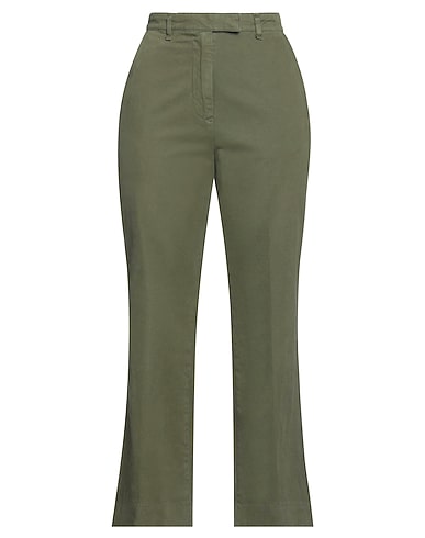 HAIKURE Casual trouser Military green 98% Cotton, 2% Elastane