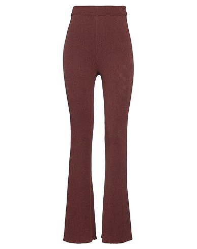 AERON Casual trouser Chocolate brown 76% Viscose, 24% Polyamide
