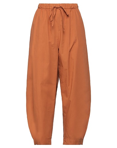 PHILO MODA Casual pants Camel 100% Cotton