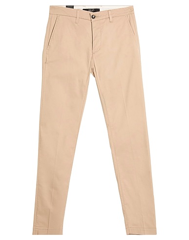 LIU •JO MAN Casual trouser Beige 98% Cotton, 2% Elastane