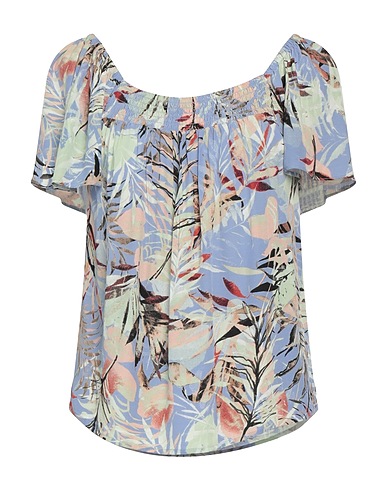 GARCIA Top Pastel blue 100% Viscose