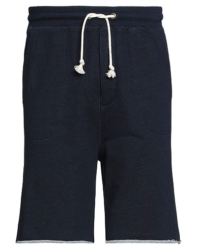 BL'KER Shorts & Bermuda Midnight blue 85% Cotton, 15% Polyester