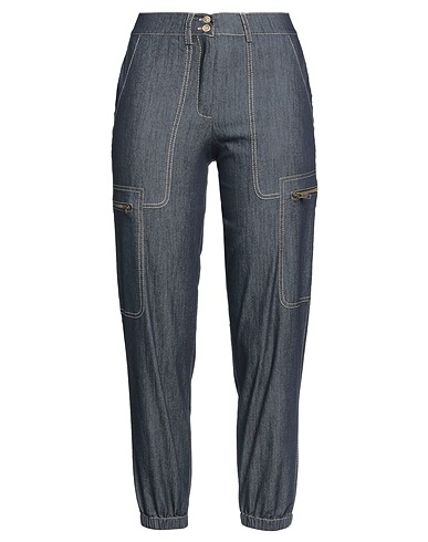NENÈ Denim pants Blue 76% Cotton, 22% Polyester, 2% Elastane