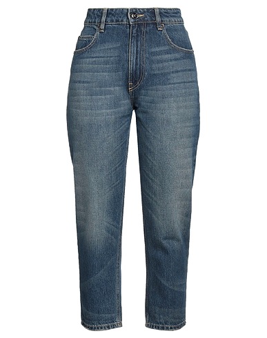 SEMICOUTURE Denim trousers Blue 100% Cotton