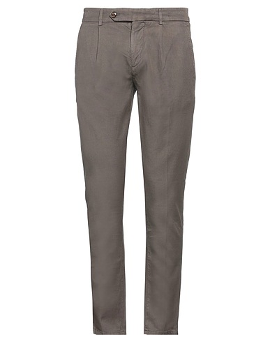 CAMOUFLAGE AR AND J. Casual trouser Khaki 72% Cotton, 26% Linen, 2% Elastane