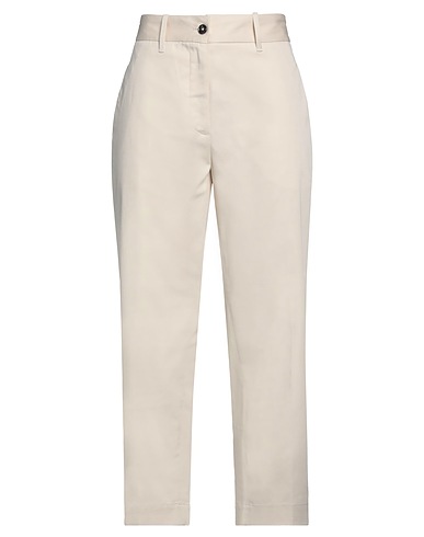 NINE IN THE MORNING Casual pants Beige 97% Cotton, 3% Elastane