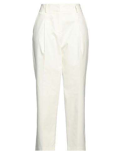 ANIYE BY Casual trouser White 62% Cotton, 33% Polyester, 5% Elastane