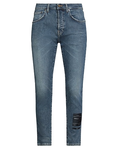PRPS Denim trousers Blue 99% Cotton, 1% Elastane