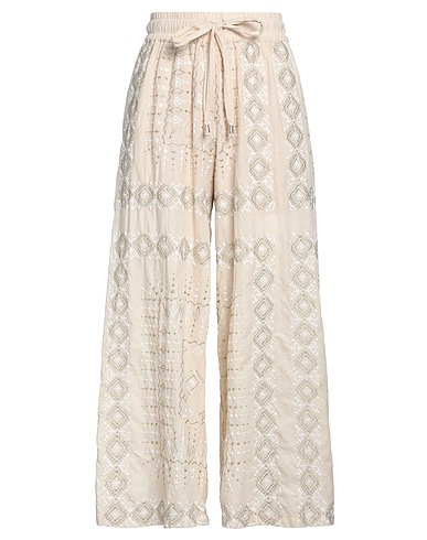 NANÀ ITALIAN HEART Casual pants Beige 80% Cotton, 20% Polyester