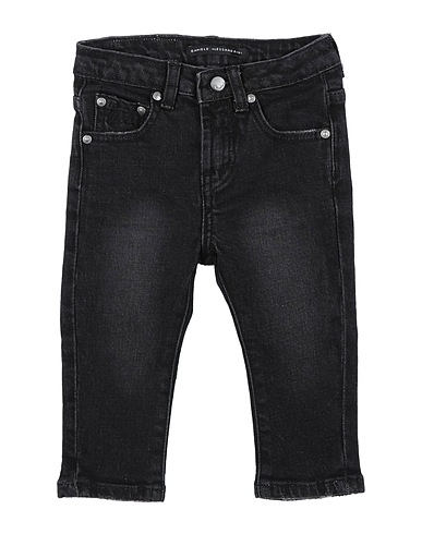 DANIELE ALESSANDRINI Pantaloni jeans Nero 98% Cotone, 2% Elastan