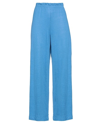 MAJESTIC FILATURES Casual trouser Azure 94% Linen, 6% Elastane