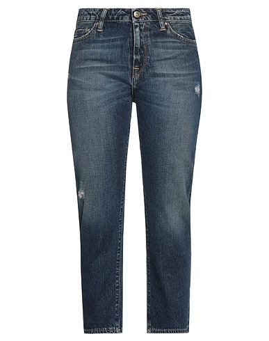 TRUE NYC® Jeans Blau 100% Baumwolle, Rindsleder