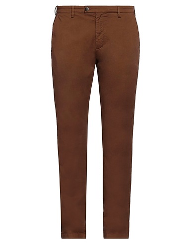 CRUNA Casual trouser Brown 97% Cotton, 3% Elastane
