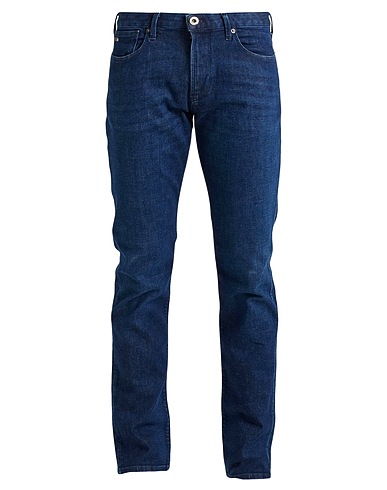 EMPORIO ARMANI ジーンズ ブルー コットン 90% / ポリエステル 8% / ポリウレタン 2%