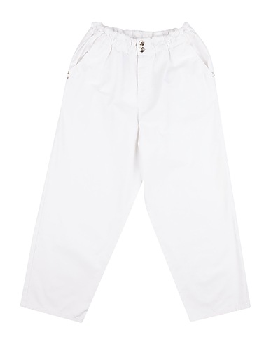 PATRIZIA PEPE Pantalone Bianco 97% Cotone, 3% Elastan