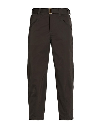 GIORGIO ARMANI パンツ ダークグリーン ポリエステル 100%