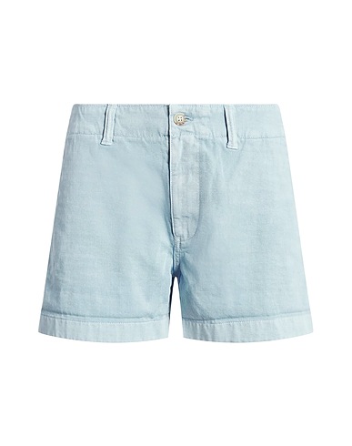 POLO RALPH LAUREN Shorts & Bermuda CHINO SHORT
 Sky blue 100% Cotton