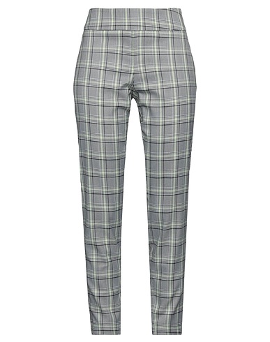 PIANURASTUDIO Casual trouser Pastel yellow 98% Polyester, 2% Elastane