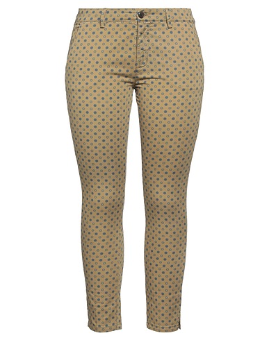 TRUE NYC® Casual trouser Military green 62% Cotton, 38% Linen