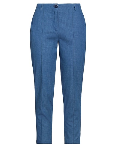 ALESSIA SANTI Casual trouser Blue 100% Cotton