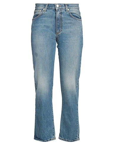 VICOLO Denim pants Blue 100% Cotton