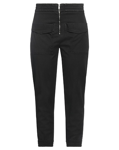 DONDUP Casual trouser Black 68% Cotton, 27% Lyocell, 5% Elastane