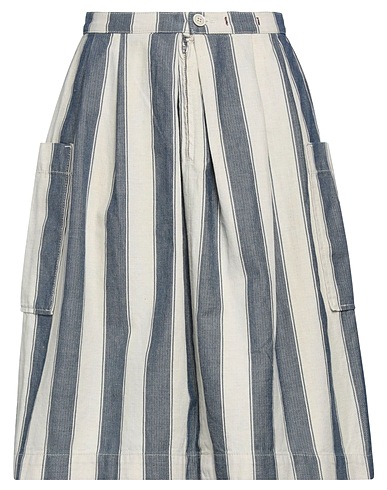TRUE NYC® Midi skirt Slate blue 81% Cotton, 19% Linen