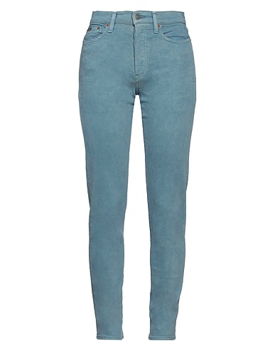 POLO RALPH LAUREN Denim pants Pastel blue 98% Cotton, 2% Elastane