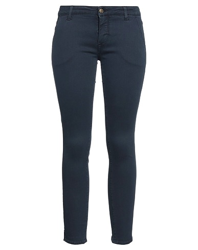 TRUE NYC® Denim pants Navy 95% Cotton, 5% Elastane, Polyester, Cow leather