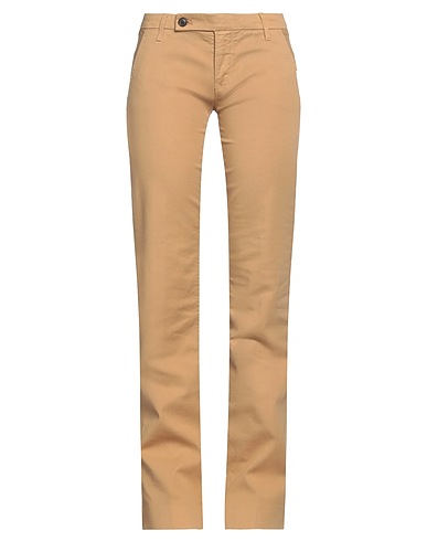 TRUE NYC® Casual pants Camel 97% Cotton, 3% Elastane