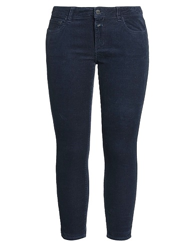 CLOSED Casual trouser Navy blue 98% Cotton, 2% Elastane