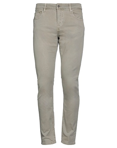 GUESS Denim trousers Taupe 98% Cotton, 2% Elastane
